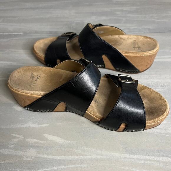 Dansko Leeann Black Burnished Calf 38 (US Women's 7.5-8) Regular - Picture 5 of 7